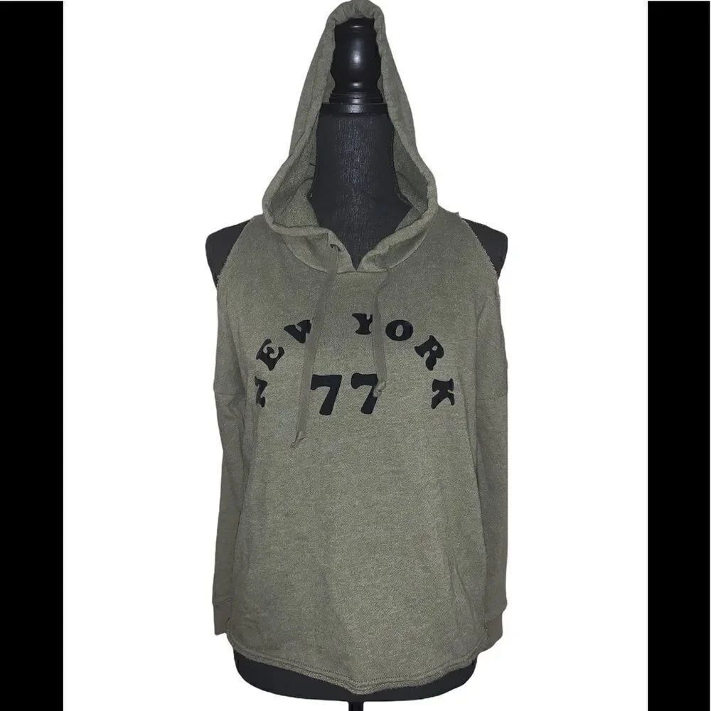 AEO Cold Shoulder Hooded Sweatshirt